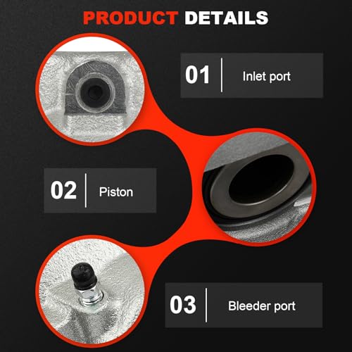 cciyu Front Right Disc Brake Caliper Assembly With Bracket 18B4918 - size: Front Right[18B4918]