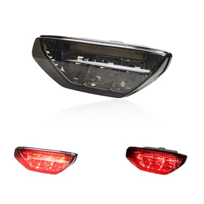 Smoked ATV LED Tail Lights Assembly UTV Brake Taillights Compatible with Honda Recon TRX250 300 450 400 700