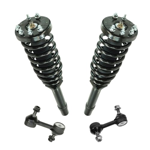 TRQ Front Suspension Kit Complete Strut & Coil Spring Assembly Sway Bar - style: PSA53041