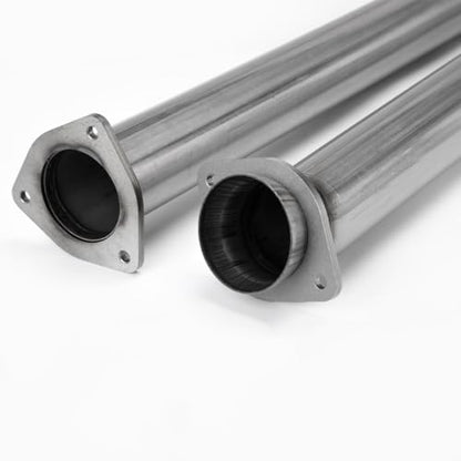 Stainless Steel Exhaust Pipe Kit for 2011-2017 Ford F250 F350 F450 Super Duty 6.7L 4" Powerstroke Diesel - size: for 2011-2017 F250 F350 F450