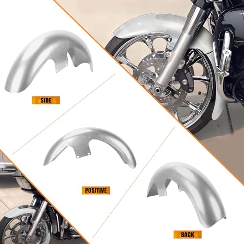 21 inch Front Fender Mudguard Fit for Harley Touring Road King FLHR Electra Glide FLHT Street Glide FLHX 2024-2025 CVO Road Glide 2023.5-2025 Unpainted - style: Unpainted 21inch 2024-2025