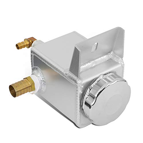 Auto Dynasty Aluminum Power Steering Reservoir Tank/Bottle Compatible with Ford Mustang 2005-2018