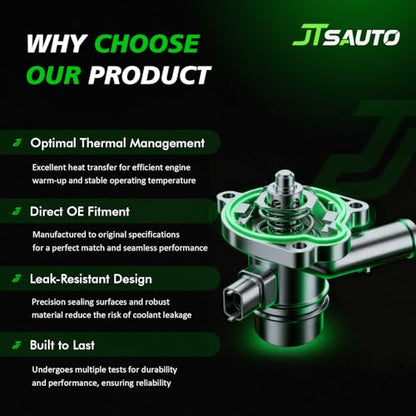 Engine Coolant Thermostat Housing Assembly for 1.4L Cruze Trax Sonic - size: 902808(Upgrade Aluminum)