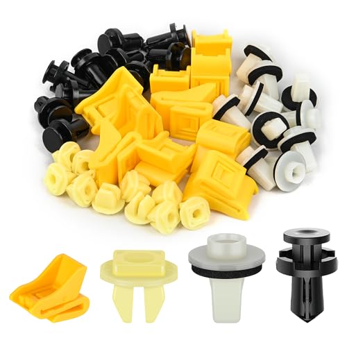 GOOACC 40Pcs Bumper Grommet and Rear Bumper Retainer Assortment - color: 40Pcs Nissan Infiniti Bumper Retainer
