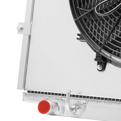 Automotive Replacement Engine Radiators 2 Row Radiator Shroud Fan For Toyota 4Runner SR5 Base 2.7L L4 3.4L V6 1996-2002 Aluminum Radiator Fan - size: 2 Row Radiator+Shroud Fan