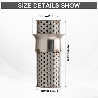 Motorcycle 51mm DB Killer Universal Exhaust Baffle Silencer - size: 51mm - Air Hole Model