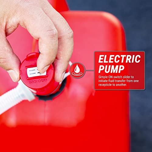 TERA PUMP Gas Diesel E15 to E85 Battery Powered Transfer Pump - style: XL Auto Stop Pump (D)