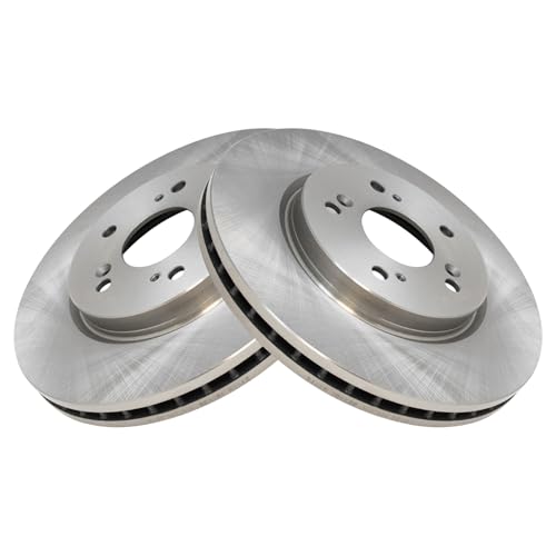 TRQ Front Ceramic Brake Pad and Rotor Set - style: BKA11959