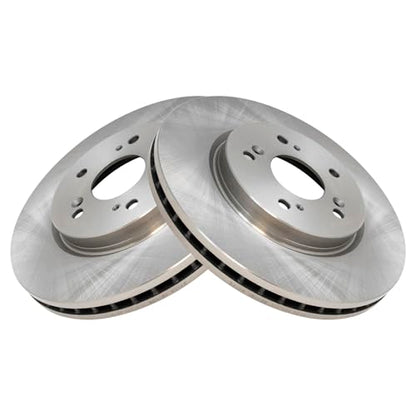 TRQ Front Ceramic Brake Pad and Rotor Set - style: BKA11959