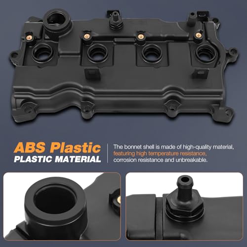 Nilight Engine Valve Cover with Gasket for Nissan, Replace# 132643KY0A - size: for Nissan Altima 2014-2017, Rogue 2014-2016