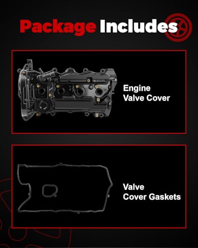 Engine Valve Cover L4 2.4L Fits for 2013-2017 Accord, 2015-2019 CR-V - size: 12310-RDF-A01