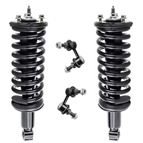 Detroit Axle - 4WD Front 4pc Struts Kit for 2005-2019 Nissan Frontier 4.0L - size: 4QS47312/ sway kit
