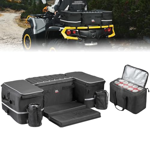 KEMIMOTO ATV Storage Bags, 71L ATV Rear Seat With Storage