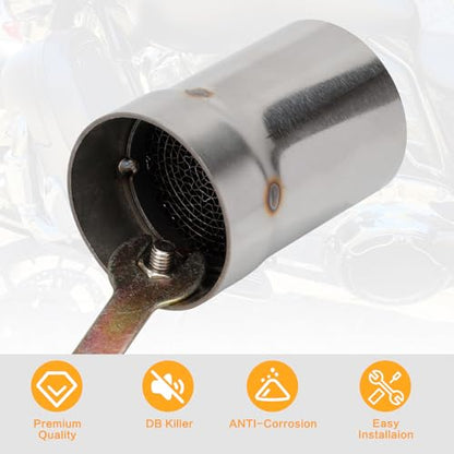 Universal Motorcycle DB Killer 51mm 2 Inch Exhaust Baffle - size: Style C