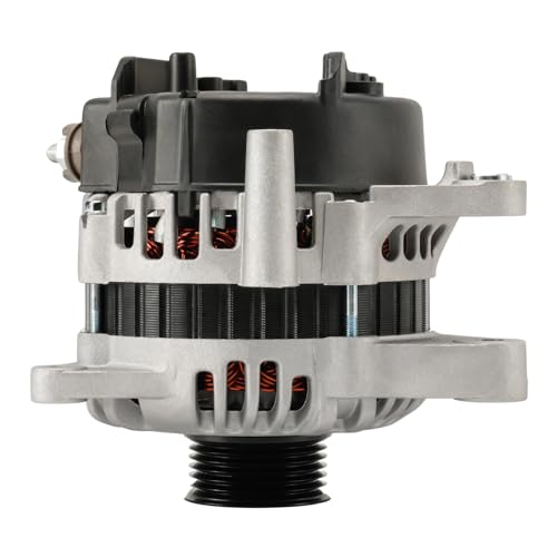 KAX Alternator Compatible with Hyundai,Kia;2001-2004 Santa Fe 2.7L,2002-2004 Sonata 2.7L,2002-2004 Optima 2.7L,2003-2004 Tiburon 2.7L 110 Amp Replace for 11020N,439295,3730037405RU,3730037405R - size: 11020N-G