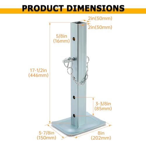KUAFU Adjustable Jack Stand Compatible with Square Jacks