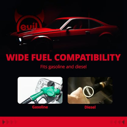 EVIL ENERGY 300 LPH Inline Fuel Pump Kit with 10FT 6AN PTFE Fuel Line