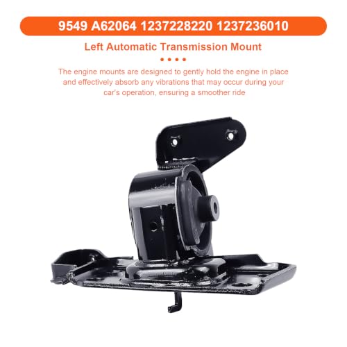 Engine Motor Mount Set & Trans Mount,Replacement for A62038 A62050 A62064 - size: 09-12 Toyota RAV4 L4 2.5L