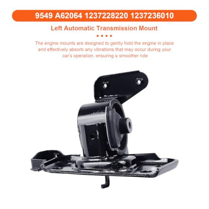 Engine Motor Mount Set & Trans Mount,Replacement for A62038 A62050 A62064 - size: 09-12 Toyota RAV4 L4 2.5L