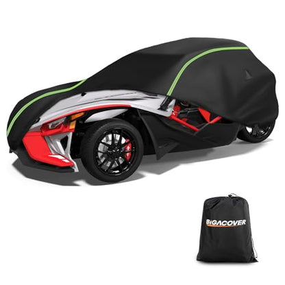Full Cover fit for Polaris Slingshot with Roof, 420D Cloth Windshield Cover - size: for Polaris Slingshot with Roof