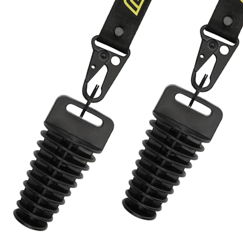 NIBBI 2 Pieces 1.2"-1.8" Muffler Exhaust Wash Plug, Wash Plugs for Motorcycle Dirt Bike 2 & 4 Stroke Rubber Exhaust Silencer - size: 2（Pcs）