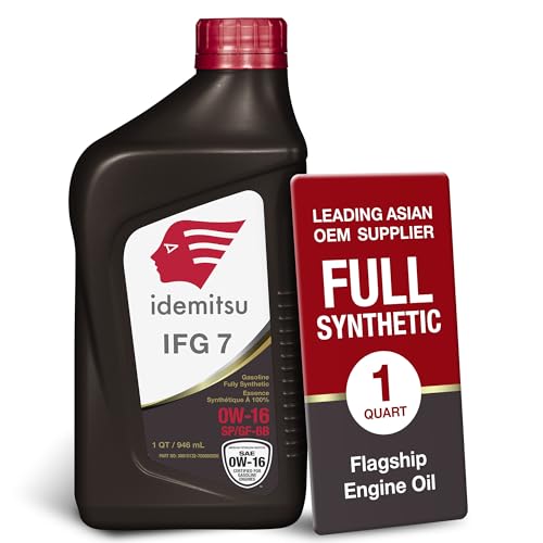 Idemitsu IFG7 0W-16 SP/GF-6B Full Synthetic Motor Oil – 1 Quart - size: 1 Quart, style: 1 Pack