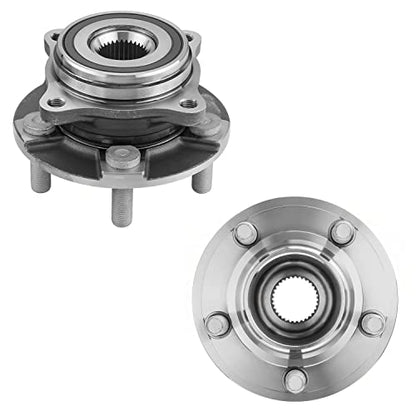 Detroit Axle - [Excluding 5.2L] Wheel Bearing & Hubs for 15-20 Ford Mustang - size: 4W42326/Kit