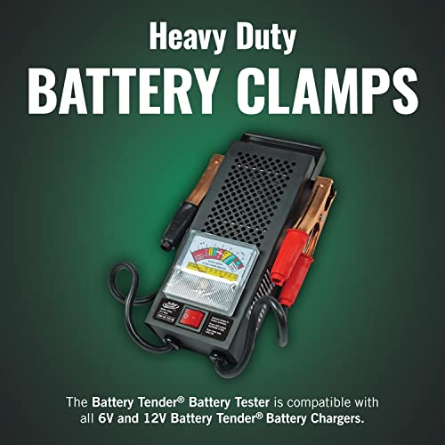 Battery Tender Battery Load Tester 12 Volt at 100 Amps / 6 Volt at 50 Amps Battery Tester - Test Battery Load for 12V or 6V Batteries - Battery Health Checker, Check Starter Motor Draw - 026-0020
