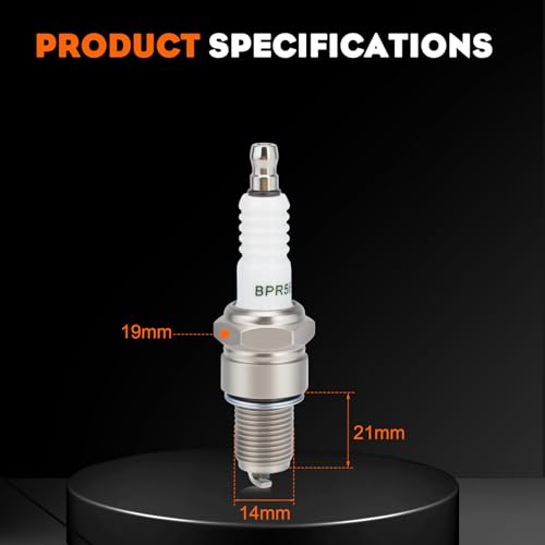 BPR5ES Spark Plug for NGK 7734 Honda 98079-55846 Torch F5RTC 2 Pack - size: BPR5ES 2pack