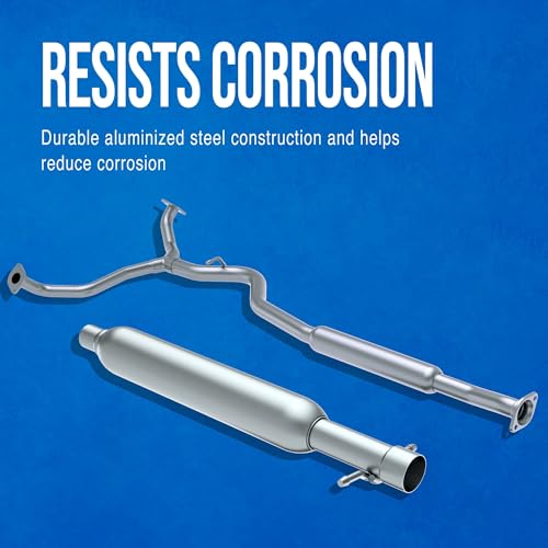 Walker 21383 Direct Fit Exhaust Resonator 2.25" Outlet (ID) 2.25" Outlet (OD) for Pontiac Grand Prix