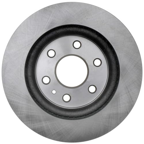 ACDelco Silver Non-Coated Front Brake Rotor 18A2497A | GM 19294180 Brake Rotors for Select Buick Enclave, Chevy, Chevrolet Traverse, GMC Acadia, Saturn, and more