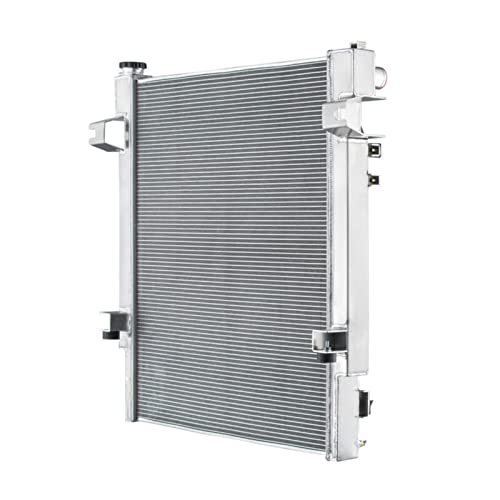 4 Row Aluminum Radiator Shroud Fan Relay Compatible with Dodge Ram 2500 3500 4500 6.7L L6 Diesel 2010-2012 Radiators