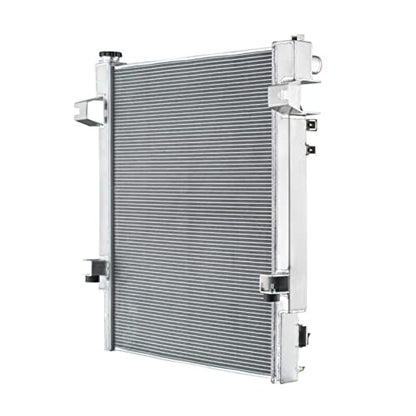 4 Row Aluminum Radiator Shroud Fan Relay Compatible with Dodge Ram 2500 3500 4500 6.7L L6 Diesel 2010-2012 Radiators
