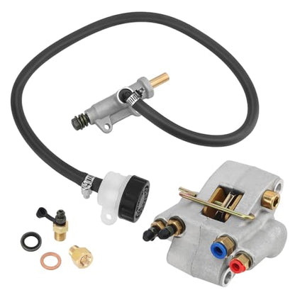 M MATI Rear Brake Caliper & Master Cylinder for Polaris Sportsman 500 400 335 Diese-l 455 Worker 335 500 1998-2002 1910301 1930818 1910553 1910441 1910366 1930819