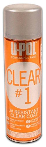 U-Pol Products 0796 Clear CLEAR#1 High Gloss Clear Coat - 450 ml