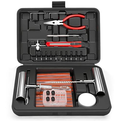 ORCISH Heavy Duty 70pcs Tire Repair Kit, Tubeless Tire Plug Kit for Flats - size: 70 Piece Set