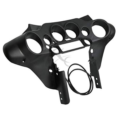 TCMT Batwing Inner & Outer Cowl Fairing Fit For Harley Touring Street Glide FLHX Electra Glide Ultra Classic FLHT FLHTC FLHTCU 1996-2013 (Inner & Outer Fairing) - color: Black Fairing Set#1
