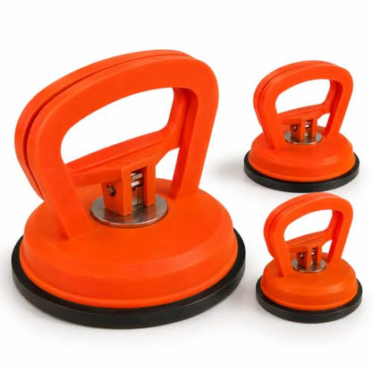Dent Puller, 3-Pack Car Dent Puller with Controlled Suction, Paintless Dent Repair Tool for Minor Dents, Door Dings and Hail Damage, Paint-Friendly Dent Remover for Cars, Trucks and SUVs - Orange
