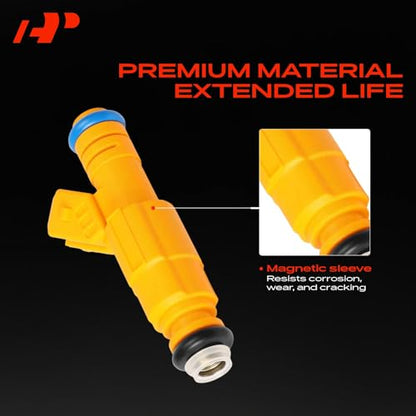 A-Premium Set of 10 Fuel Injectors Compatible with Ford & Econoline - style: Pack of 10
