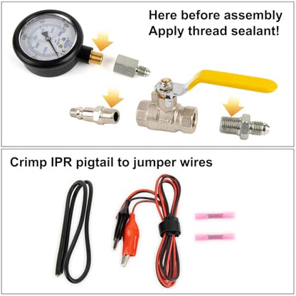 Hpop Test Tool High Pressure and Air Leak Test Gauge Tool Kit for F350