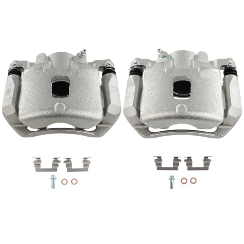 SCITOO - Front Disc Brake Calipers Assembly w/Bracket For Chevy,For Pontiac - size: Front[18B4880A & 18B4881A]