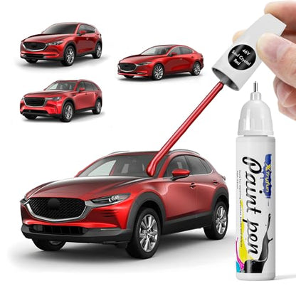 46V Soul Crystal Red Touch Up Paint Compatible with Mazda - color: Soul Crystal Red 46V