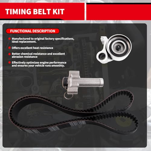 Timing Belt Kit with Water Pump Replacement for: TKT-025 - size: 1995-2004 Tacoma