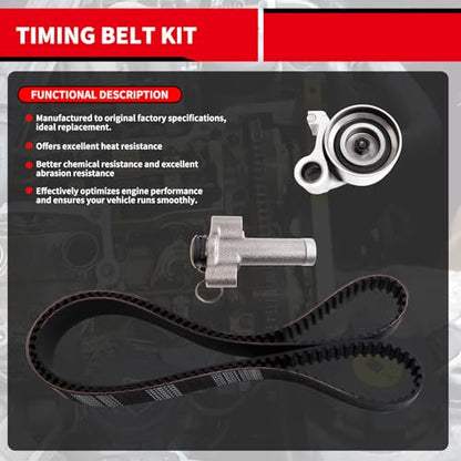 Timing Belt Kit with Water Pump Replacement for: TKT-025 - size: 1995-2004 Tacoma