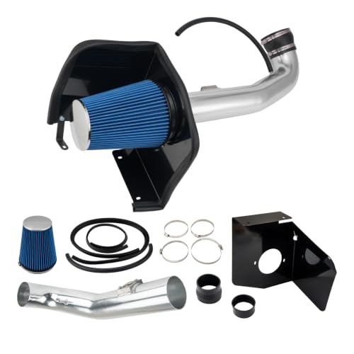 KAX 3.5" Cold Air Intake Kit Fit for 2010-2013 GMC Sierra 1500 - color: Blue, size: 2009-2013 Chevrolet Avalanche