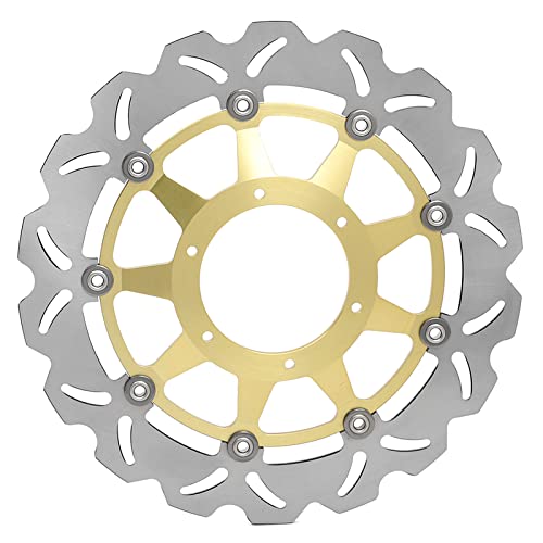 Front Rear Brake Disc Rotors Pads for Honda CBR1000RR 2008-2016 - color: Gold, size: CBR1000RR 2008-2016