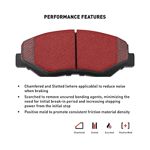 DFC Front 3000 Ceramic Brake Pads| Fits 2003-2017 Honda Accord - style: 3000 Ceramic Pads