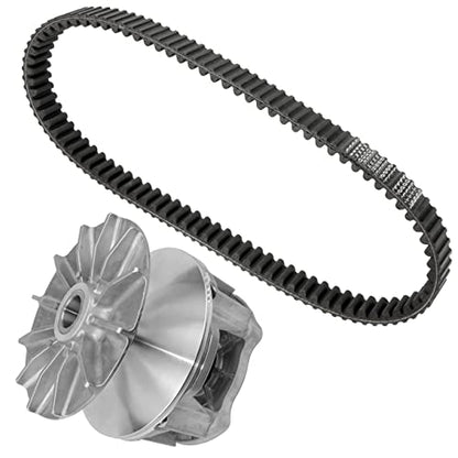 Caltric Complete Primary Drive Clutch with Aramid Belt Compatible with Polaris Sportsman 570 2014 2015 2016 2017 2018 2019 2020 2021 2022-2024