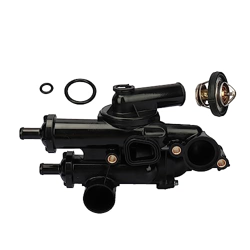 BRTEC 68003582AB 알루미늄 온도 조절기 하우징 어셈블리, 센서 포함, 2007-2014 크라이슬러 200 세브링 닷지 캘리버 어벤저 저니 2007-2017 지프 컴퍼스 패트리어트 전용 - color: 68003582AB