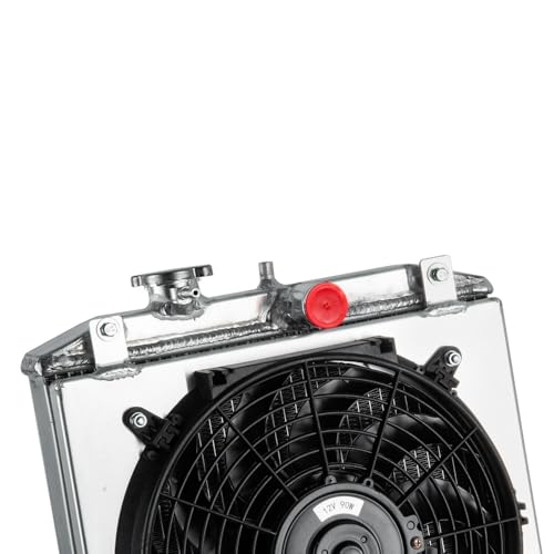 4 Row Radiator Shroud Fan For Honda Civic Del Sol Integtra 92-01 - size: 4 Row Radiator+Shroud Fan(MT)
